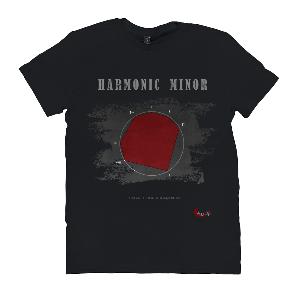Cool Harmonic Minor Scale T-Shirt