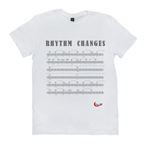 Load image into Gallery viewer, Rhythm Changes Form T-Shirts BW