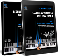 Load image into Gallery viewer, Essential Voicings For Jazz Piano Vol.1 - Rootless Voicings (PDF download)