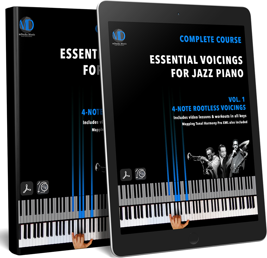 Essential Voicings For Jazz Piano Vol.1 - Rootless Voicings (PDF download)