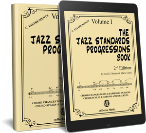 The Jazz Standards Progressions Book Vol.1 C (PDF download)