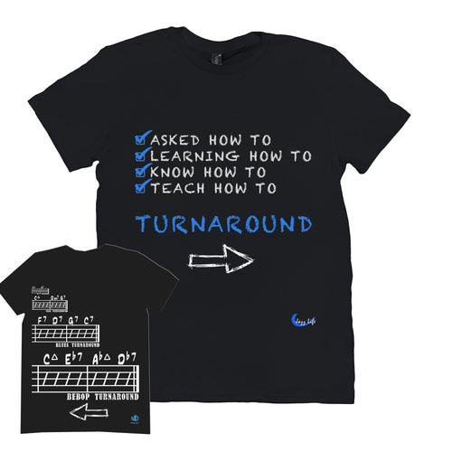 Fun Jazz Turnaround T-Shirt (Master) B Front & Back