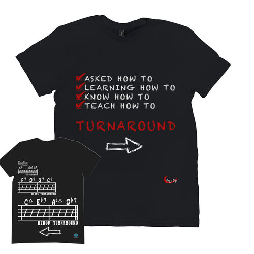 Fun Jazz Turnaround T-Shirt (Master) R Front & Back