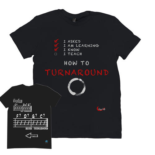 Fun Jazz Turnaround T-Shirt (Advanced) Version 2 Front & Back