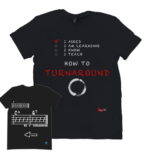 Fun Jazz Turnaround T-Shirt (Beginner) Version 2 Front & Back