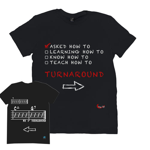 Fun Jazz Turnaround T-Shirt (Beginner) R Front & Back