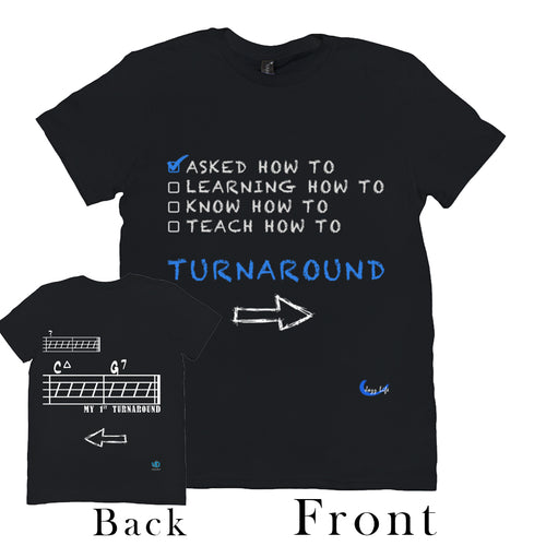 Fun Jazz Turnaround T-Shirt (Beginner) B Front & Back